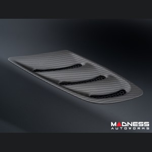  Alfa Romeo Stelvio Hood Air Vent Trim Kit - Quadrifoglio - Carbon Fiber