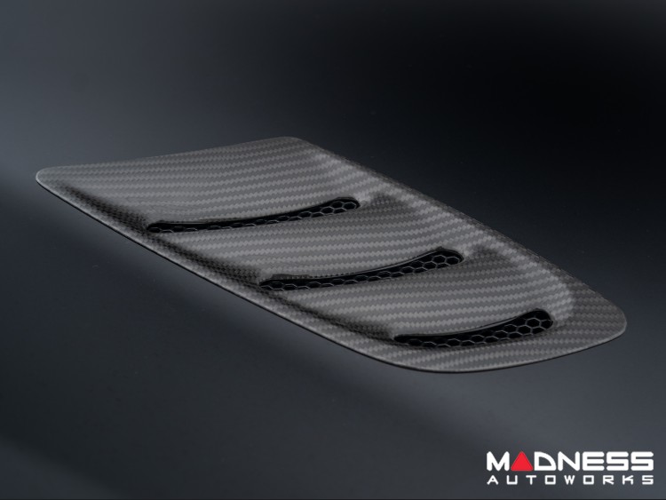  Alfa Romeo Stelvio Hood Air Vent Trim Kit - Quadrifoglio - Carbon Fiber