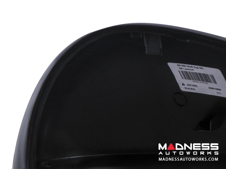 Alfa Romeo Stelvio Mirror Covers - Carbon Fiber - Full Replacements - Feroce Carbon - w/ Factory Clips 
