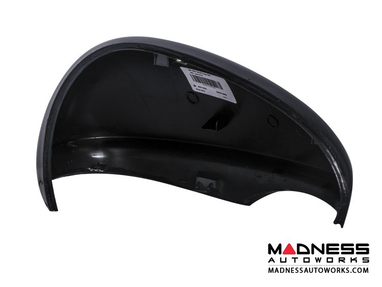 Alfa Romeo Stelvio Mirror Covers - Carbon Fiber - Full Replacements - Feroce Carbon - w/ Factory Clips 