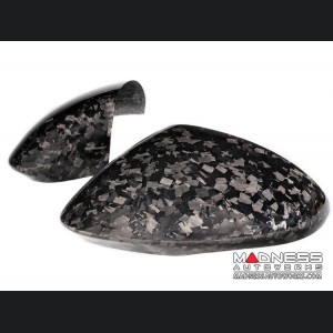 Alfa Romeo Stelvio Mirror Covers - Carbon Fiber - Caps - Feroce Carbon - Forged Carbon