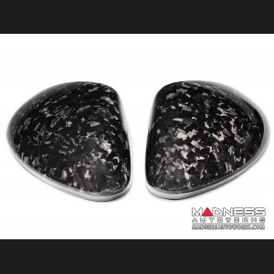 Alfa Romeo Stelvio Mirror Covers - Carbon Fiber - Caps - Feroce Carbon - Forged Carbon