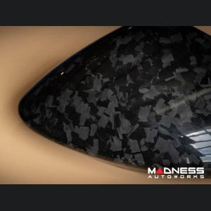 Alfa Romeo Stelvio Mirror Covers - Carbon Fiber - Caps - Feroce Carbon - Forged Carbon