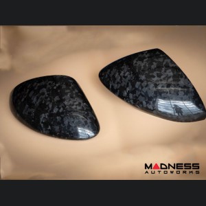 Alfa Romeo Stelvio Mirror Covers - Carbon Fiber - Caps - Feroce Carbon - Forged Carbon