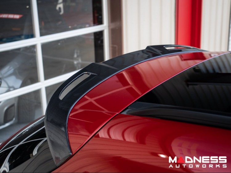 Alfa Romeo Stelvio Roof Spoiler - Carbon Fiber - Feroce Carbon