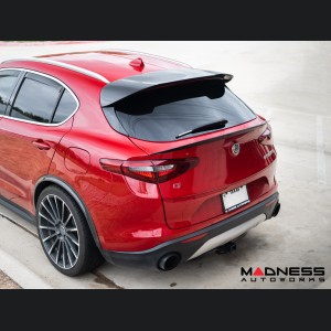 Alfa Romeo Stelvio Roof Spoiler - Carbon Fiber - Estremo Design