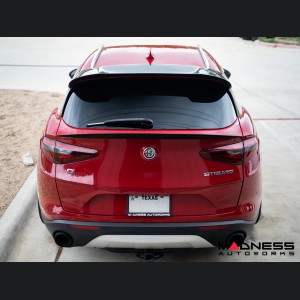 Alfa Romeo Stelvio Roof Spoiler - Carbon Fiber - Estremo Design