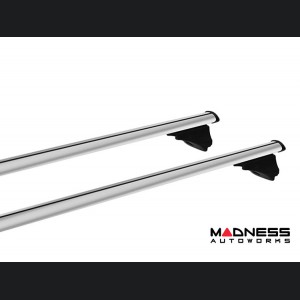 Alfa Romeo Stelvio Roof Rack Cross Bars - for models w/ factory roof rails - Silver