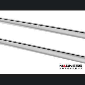 Alfa Romeo Stelvio Roof Rack Cross Bars - for models w/ factory roof rails - Silver