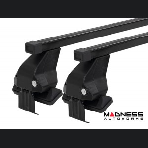 Alfa Romeo Tonale Roof Rack Cross Bars - for models w/o factory roof rails - Black 