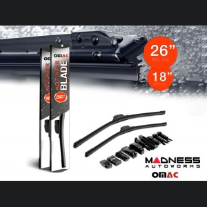 Alfa Romeo Stelvio Windshield Wipers - Front Set - OMAC Premium