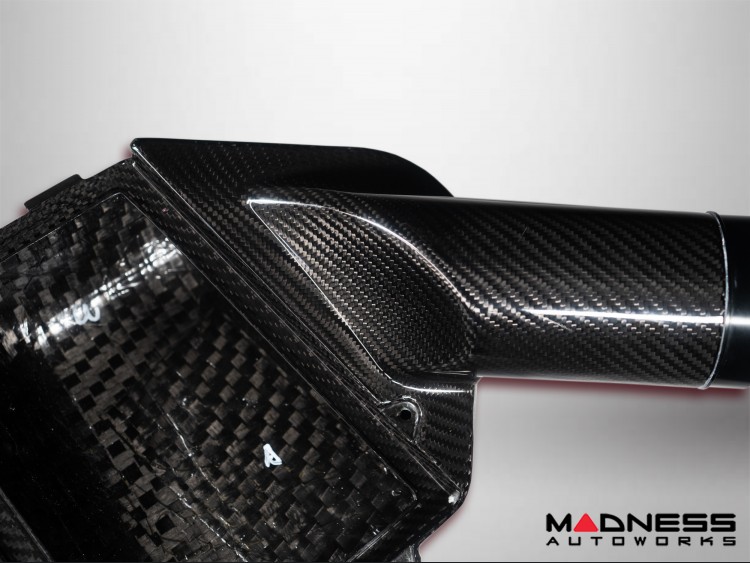 Alfa Romeo Giulia Quadrifoglio Carbon Fiber Air Intake & Engine Cover Kit - Corsa Forza Performance