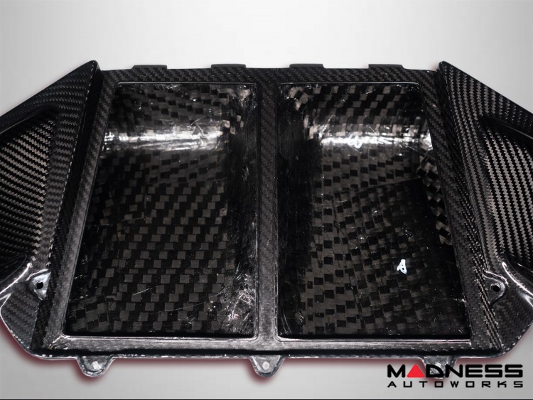 Alfa Romeo Giulia Quadrifoglio Carbon Fiber Air Intake & Engine Cover Kit - Corsa Forza Performance