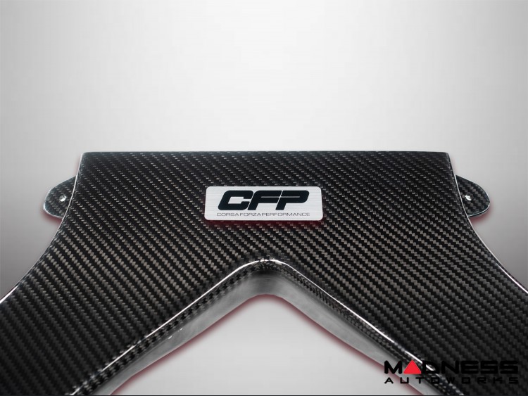 Alfa Romeo Giulia Quadrifoglio Carbon Fiber Air Intake & Engine Cover Kit - Corsa Forza Performance