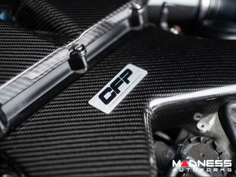 Alfa Romeo Giulia Quadrifoglio Carbon Fiber Air Intake & Engine Cover Kit - Corsa Forza Performance