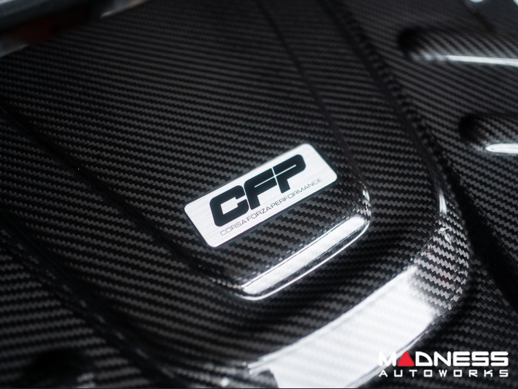 Alfa Romeo Giulia Quadrifoglio Carbon Fiber Air Intake & Engine Cover Kit - Corsa Forza Performance