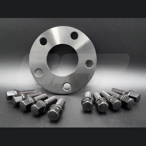 Alfa Romeo Giulia Wheel Spacers - CFP - 5mm - Black - set of 2 w/ extended bolts