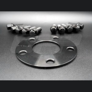 Alfa Romeo Giulia Wheel Spacers - CFP - 5mm - Black - set of 2 w/ extended bolts