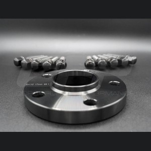 Alfa Romeo Giulia Wheel Spacers - CFP - 17mm - Black - set of 2 w/ extended bolts