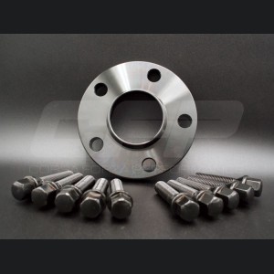 Alfa Romeo Stelvio Wheel Spacers - CFP - 20mm - Black - set of 2 w/ extended bolts