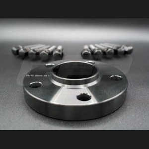 Alfa Romeo Stelvio Wheel Spacers - CFP - 20mm - Black - set of 2 w/ extended bolts