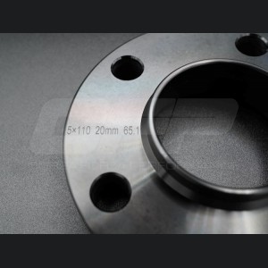 Alfa Romeo Stelvio Wheel Spacers - CFP - 20mm - Black - set of 2 w/ extended bolts