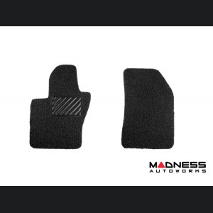 Alfa Romeo Tonale Floor Mats - All Weather - Rubber Woven Carpet - Front Set - Black 