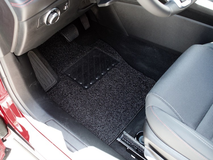 Alfa Romeo Tonale Floor Mats - All Weather - Rubber Woven Carpet - Front Set - Black 