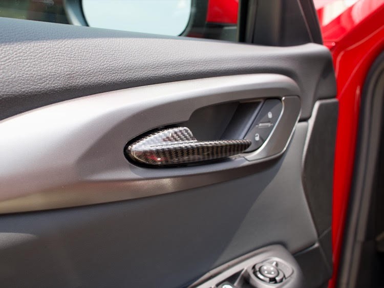 Alfa Romeo Tonale Interior Door Handle Trim Set - Carbon Fiber