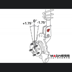 Alfa Romeo Tonale Camber Bolts - EZ Cam - plus or minus 1.75 Degrees