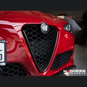 Alfa Romeo Emblems & Badges Kit - Black - "Alfa Romeo" + "Sportiva" Emblems + 2 AR Badges