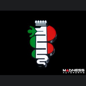 Alfa Romeo Emblem - Biscione - 3D - Large - Bolt On 