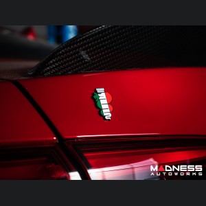 Alfa Romeo Emblem - Biscione - 3D - Set of 2 - Medium - Self Adhesive Backing 
