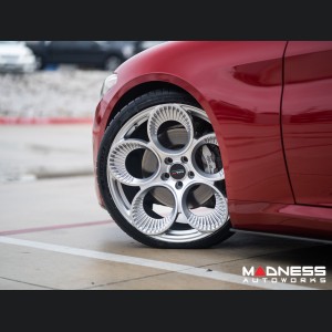 Alfa Romeo Stelvio Custom Wheels - set of 4 - KuhlFX - Forged - Gloss Silver 