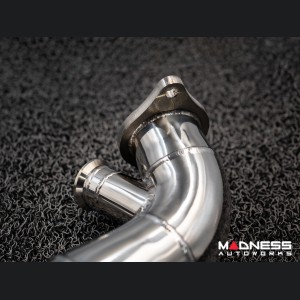 Alfa Romeo Giulia Downpipe - 2.0L - TUO - w/ Enlarged Shell