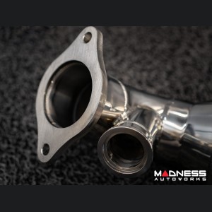 Alfa Romeo Giulia Downpipe - 2.0L - TUO - w/ Enlarged Shell