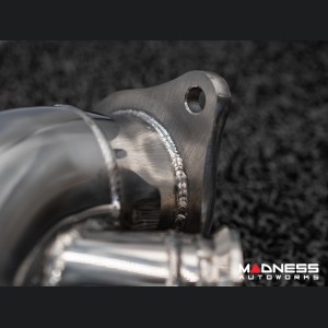 Alfa Romeo Giulia Downpipe - 2.0L - TUO - w/ Enlarged Shell