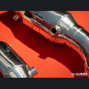 Alfa Romeo Giulia Downpipe Set - 2.9L - TUO - w/ Enlarged Shell