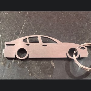 Alfa Romeo Giulia Keychain - silhouette design