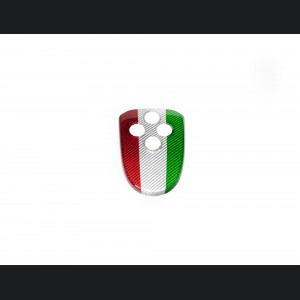 Alfa Romeo 4C Central MTA Control Cover - Carbon Fiber - Italian Theme