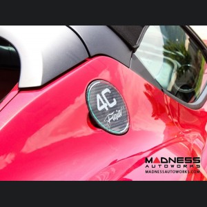 Alfa Romeo 4C Carbon Fiber Fuel Door - Furia - Red