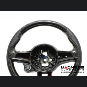 Alfa Romeo Giulia Steering Wheel Trim - Carbon Fiber - Upper Cover - Italian Theme - QV Model