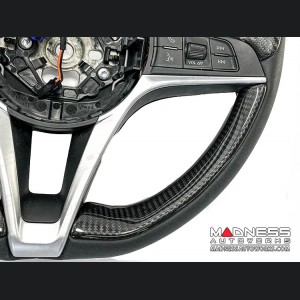 Alfa Romeo Stelvio Steering Wheel Trim - Carbon Fiber - Lower Side Cover Set