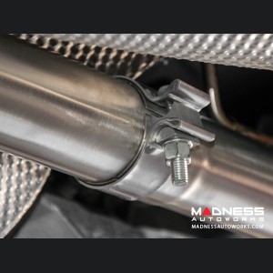 Alfa Romeo Giulia Performance Exhaust - 2.0L - MADNESS - Lusso - Stainless Steel Polished Tips