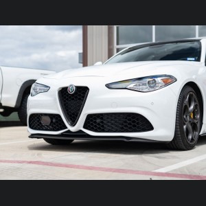 Alfa Romeo Giulia Front Spoiler - Carbon Fiber - Italia Style - Stile Italia - Sport/ Ti/ Veloce - V3