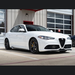 Alfa Romeo Giulia Front Spoiler - Carbon Fiber - Italia Style - Stile Italia - Sport/ Ti/ Veloce - V3