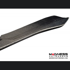 Alfa Romeo Giulia Front Spoiler - Carbon Fiber - QV Style - V2 - Feroce Carbon - Sport/ Ti/ Veloce