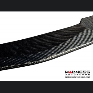 Alfa Romeo Giulia Front Spoiler - Carbon Fiber - QV Style - V2 - Feroce Carbon - Sport/ Ti/ Veloce