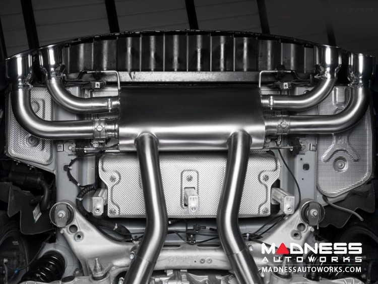 Alfa Romeo Stelvio Performance Exhaust - 2.9L QV - Ragazzon - Evo Line - Axle Back w/ Electronic Operated Valve - Dual Exit/ Quad Carbon Tips
