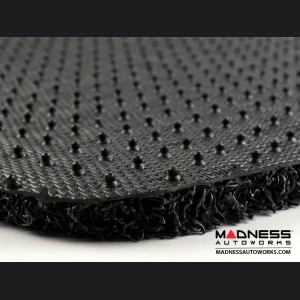 Alfa Romeo Tonale Floor Mats - All Weather - Rubber Woven Carpet - Front Set - Black 